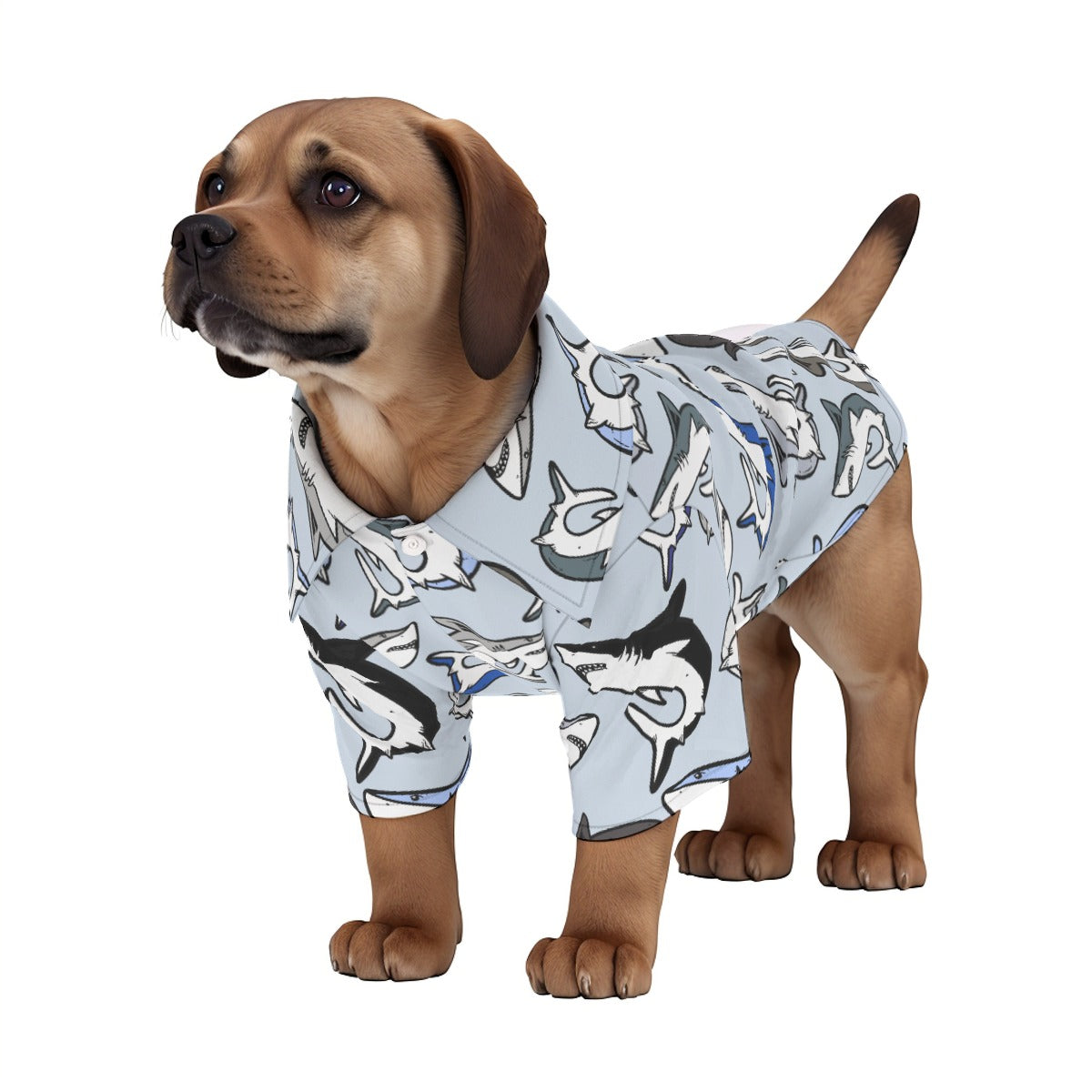 Shark Jawesome Pet‘s Hawaiian Shirt