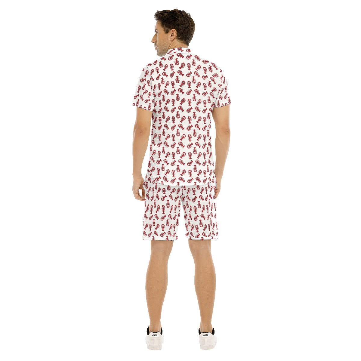 Lobstah Fun Men's Shirt and Shorts Set