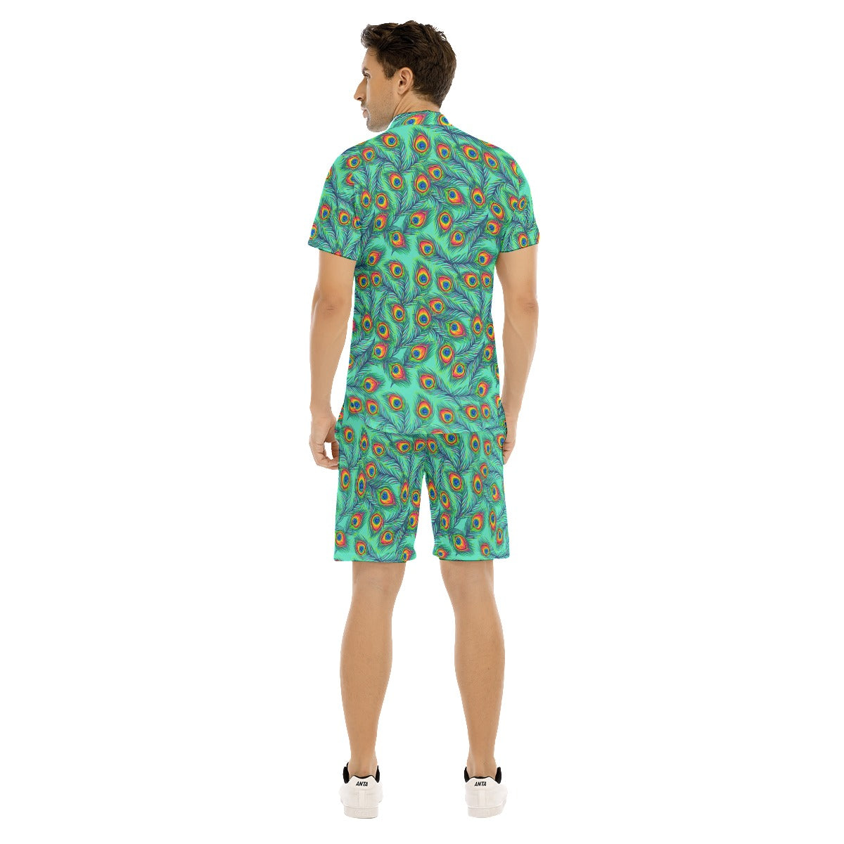 Peacocky Men's Shirt and Shorts Set