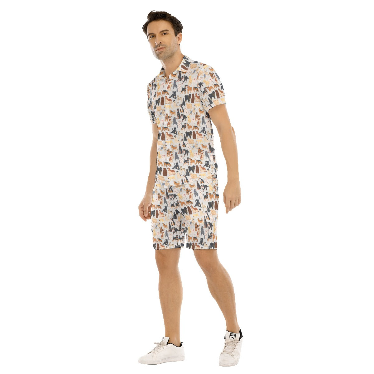 Dog Days of Summer Men's Shirt and Shorts Set