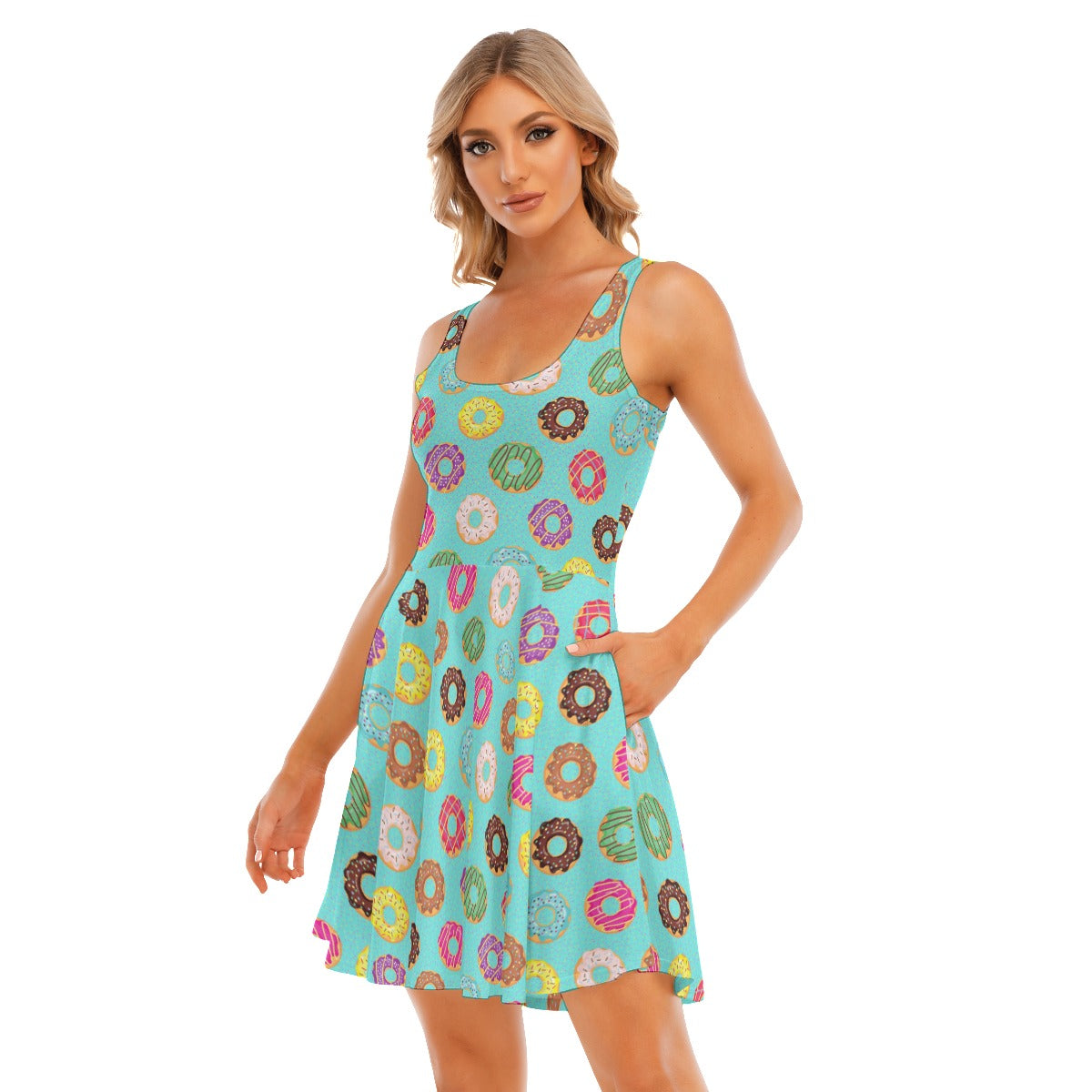 Donut Worry 'Bout It Women's Skater Dress