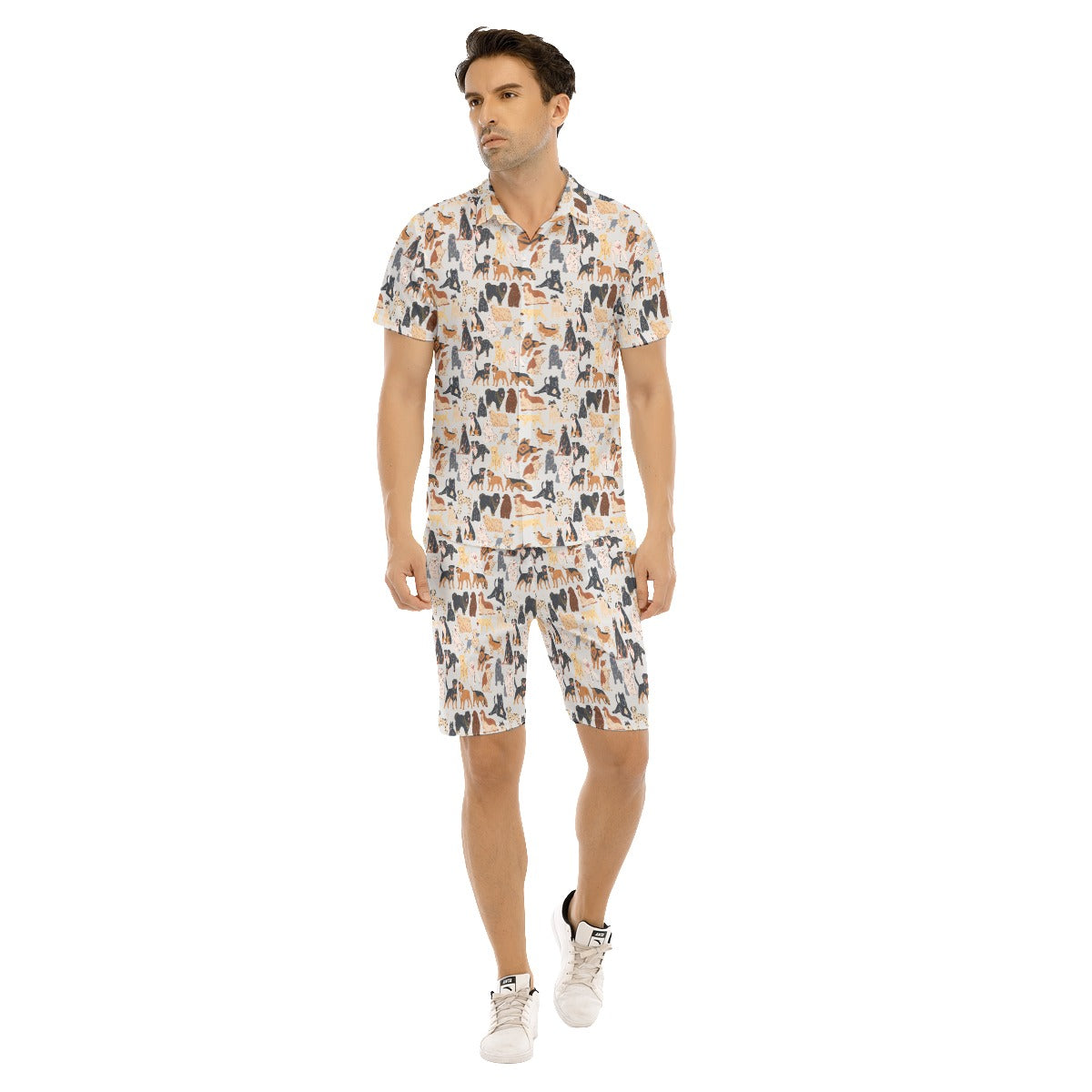 Dog Days of Summer Men's Shirt and Shorts Set