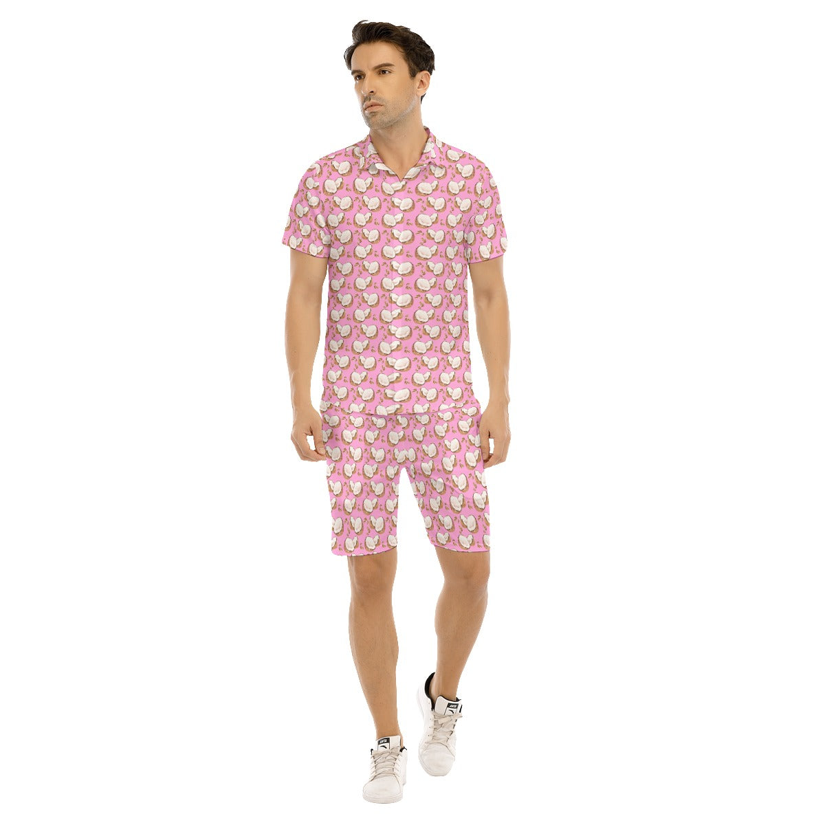 Coco-Nuts Men's Shirt and Shorts Set