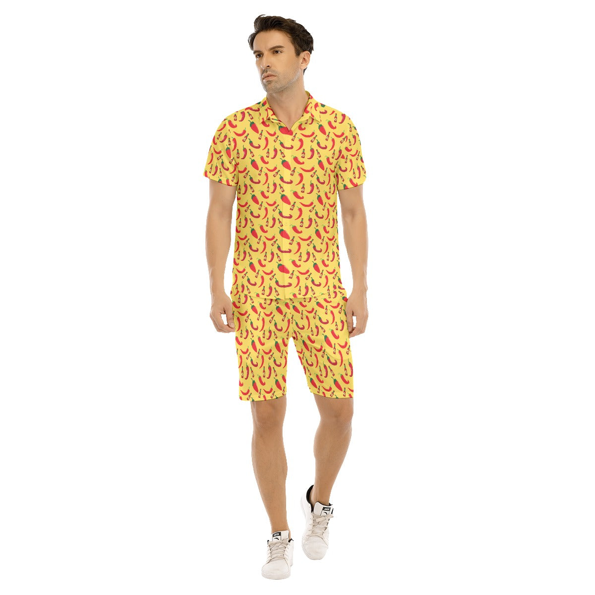 Hot N' Spicy Men's Shirt and Shorts Set