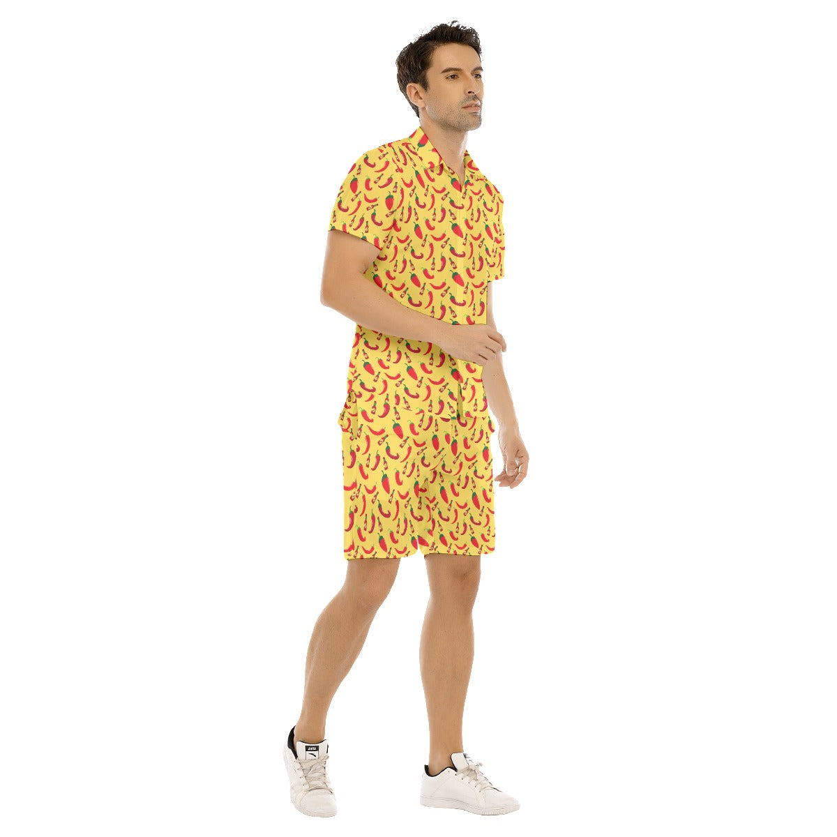 Hot N' Spicy Men's Shirt and Shorts Set
