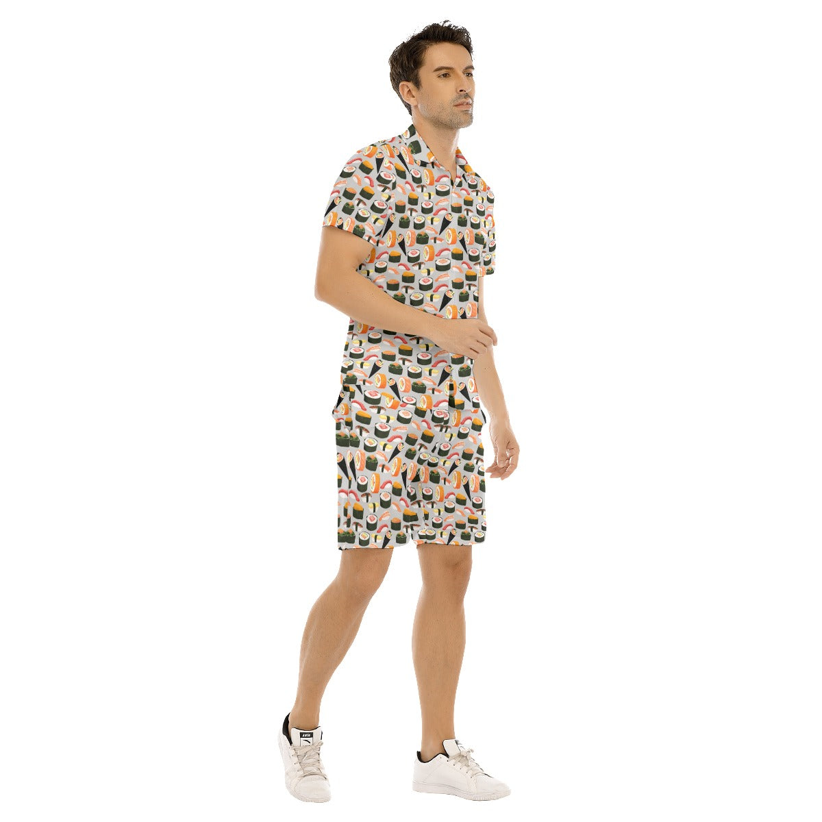 Sushi Roll With It Men's Shirt and Shorts Set