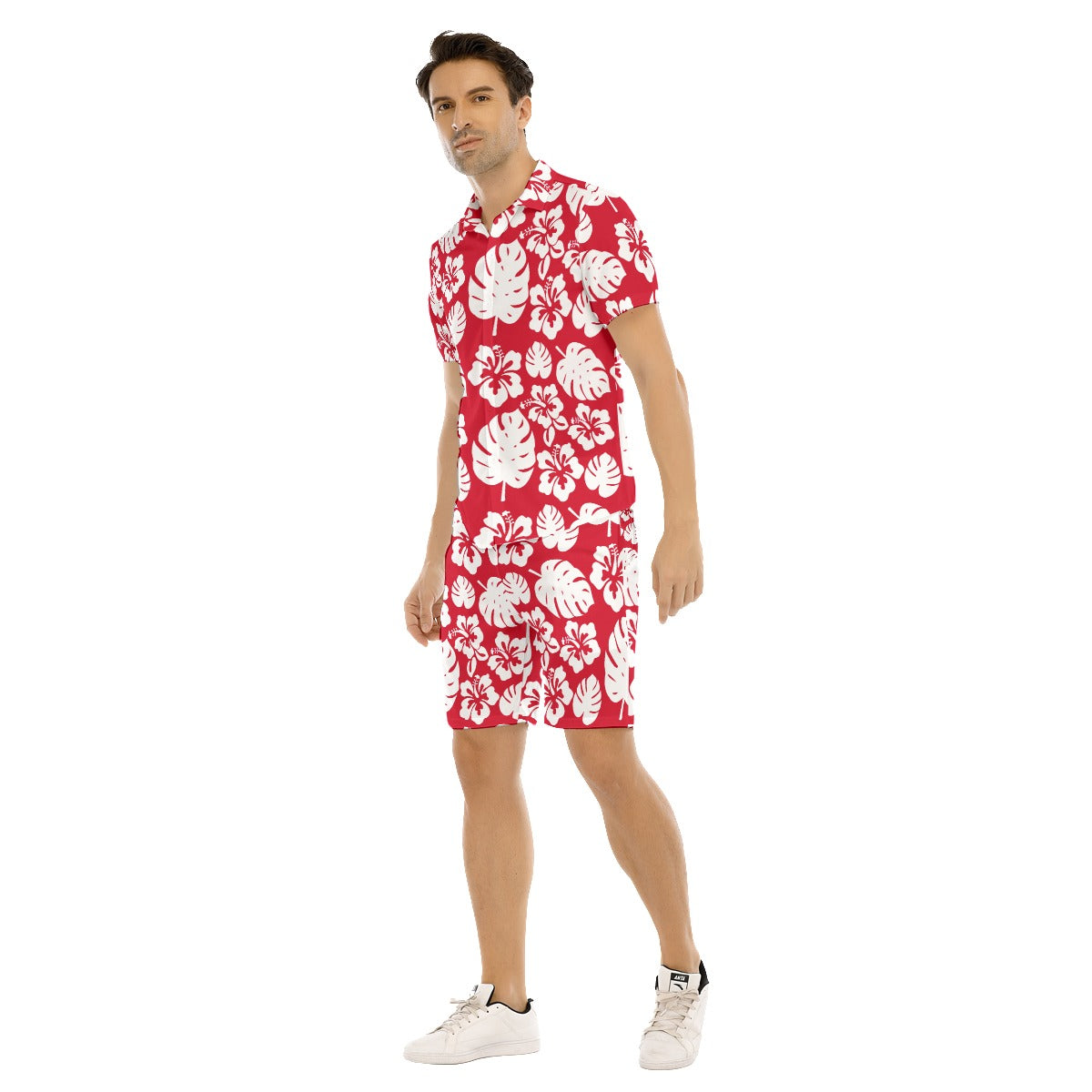 Hibiscus Honey Men's Shirt and Shorts Set
