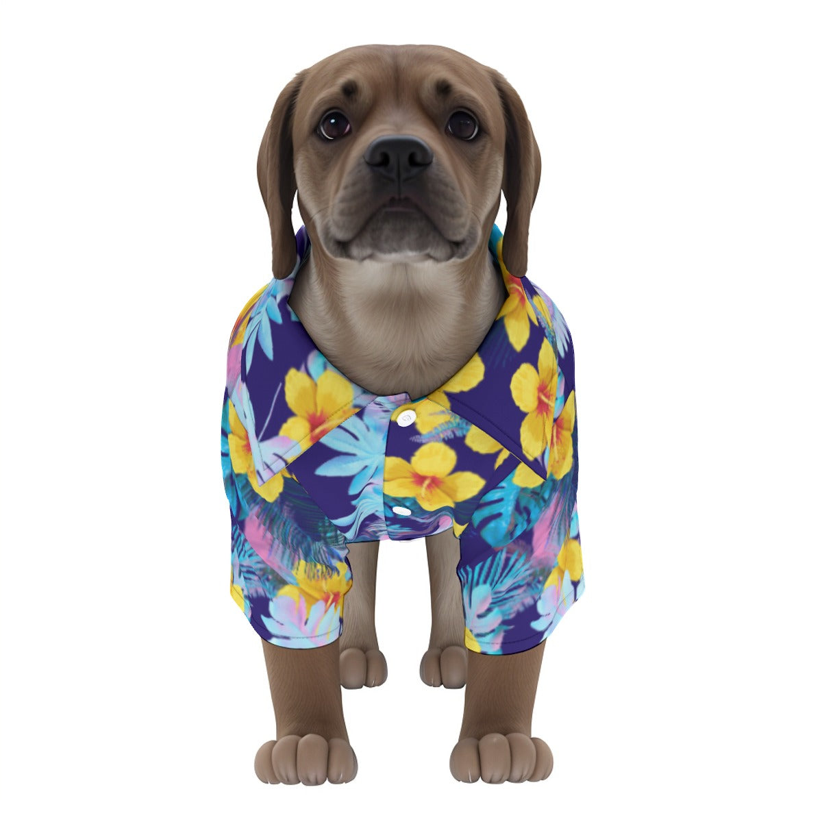 Bright Leaves Pet‘s Hawaiian Shirt