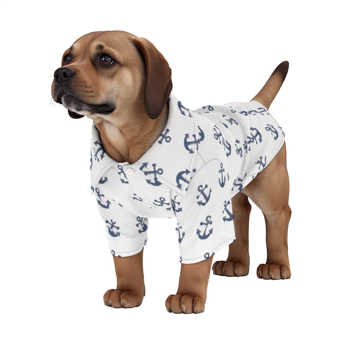 Anchors Aweigh! Pet‘s Hawaiian Shirt