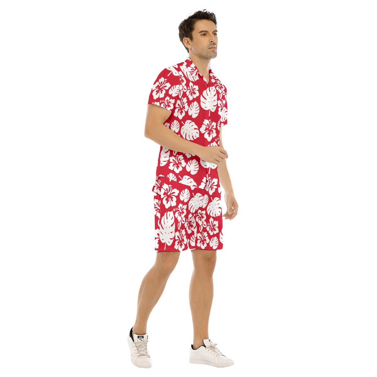 Hibiscus Honey Men's Shirt and Shorts Set