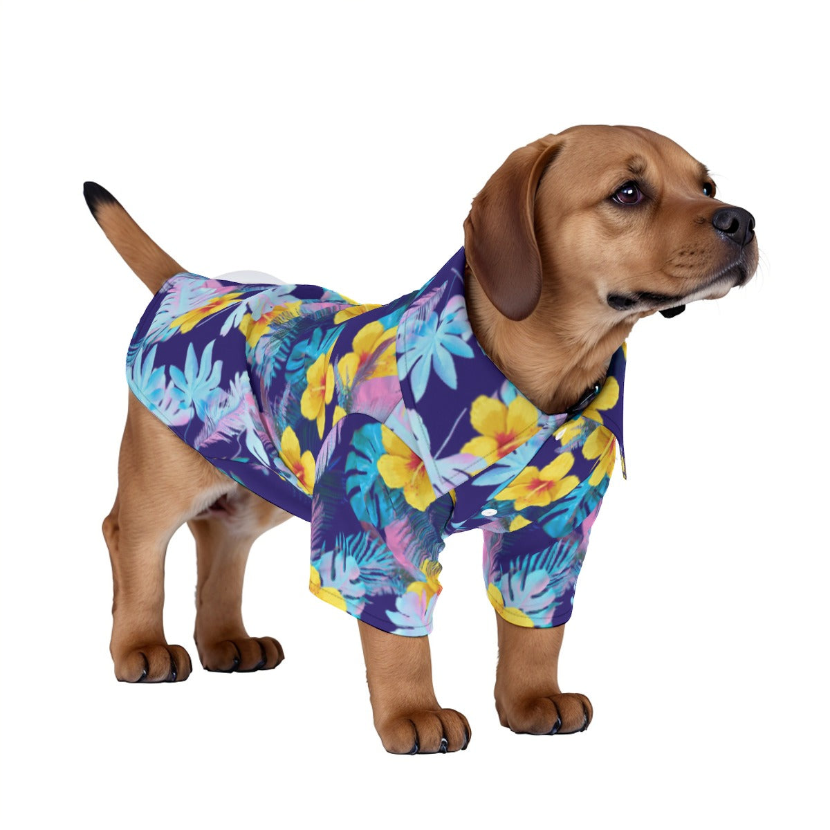 Bright Leaves Pet‘s Hawaiian Shirt