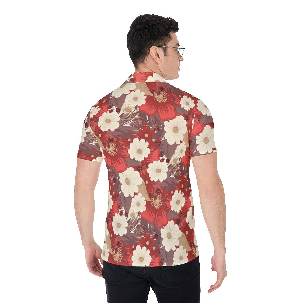 Vintage Flowers Men's Shirt
