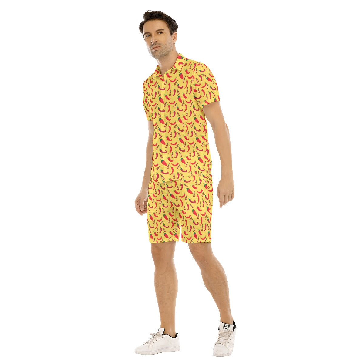 Hot N' Spicy Men's Shirt and Shorts Set