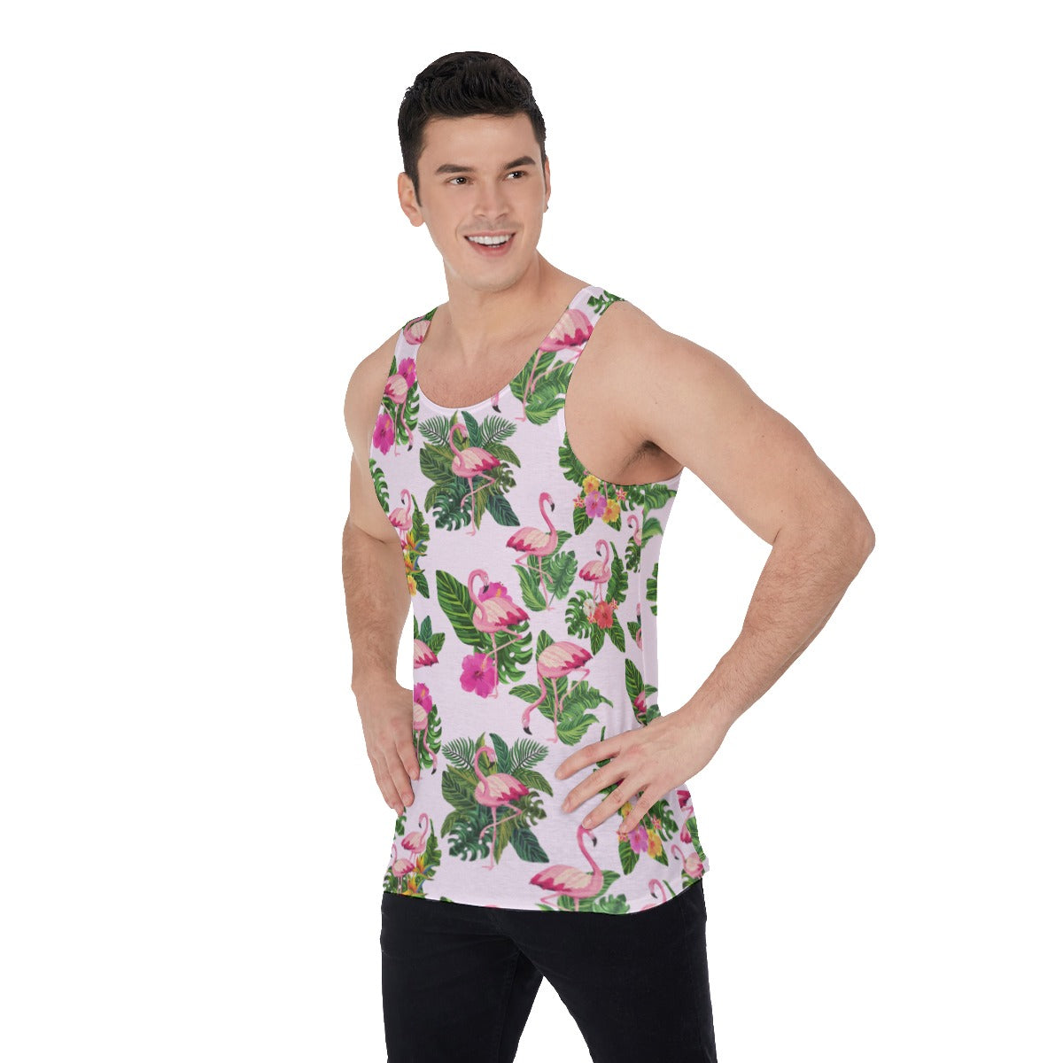 Flamingoing Along Men's Tank