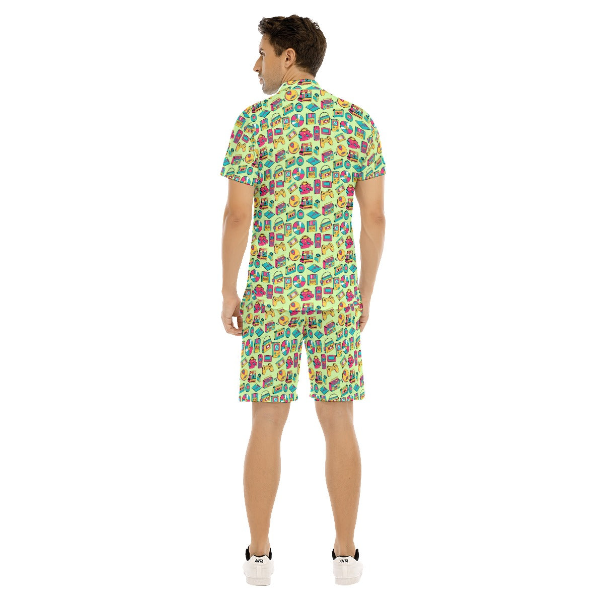 Retro Tech Men's Shirt and Shorts Set