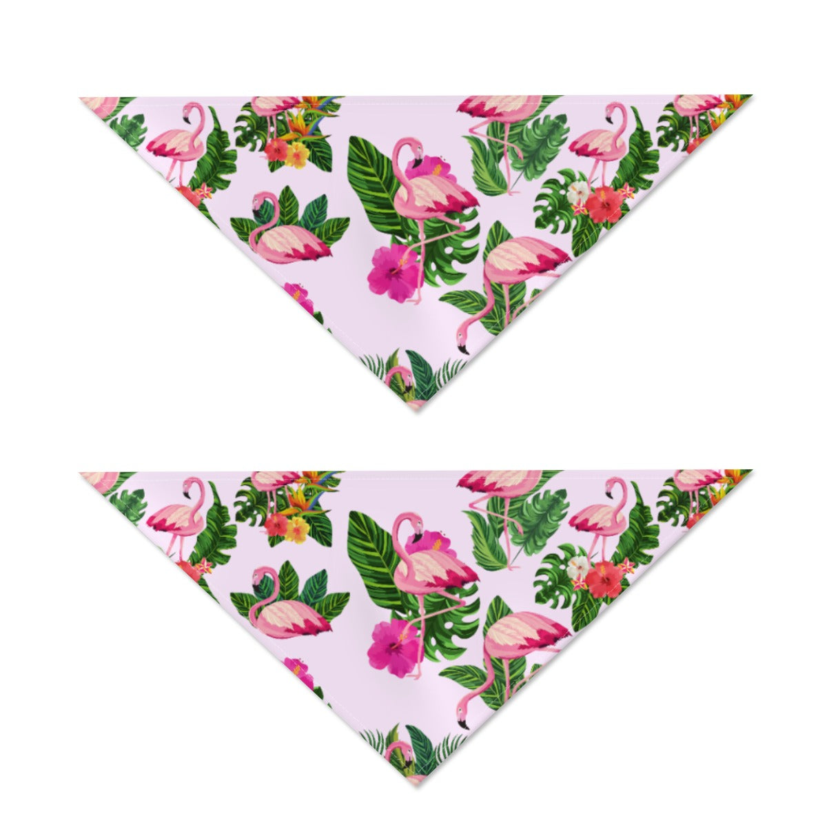 Flamingoing Along Pet's Scarf