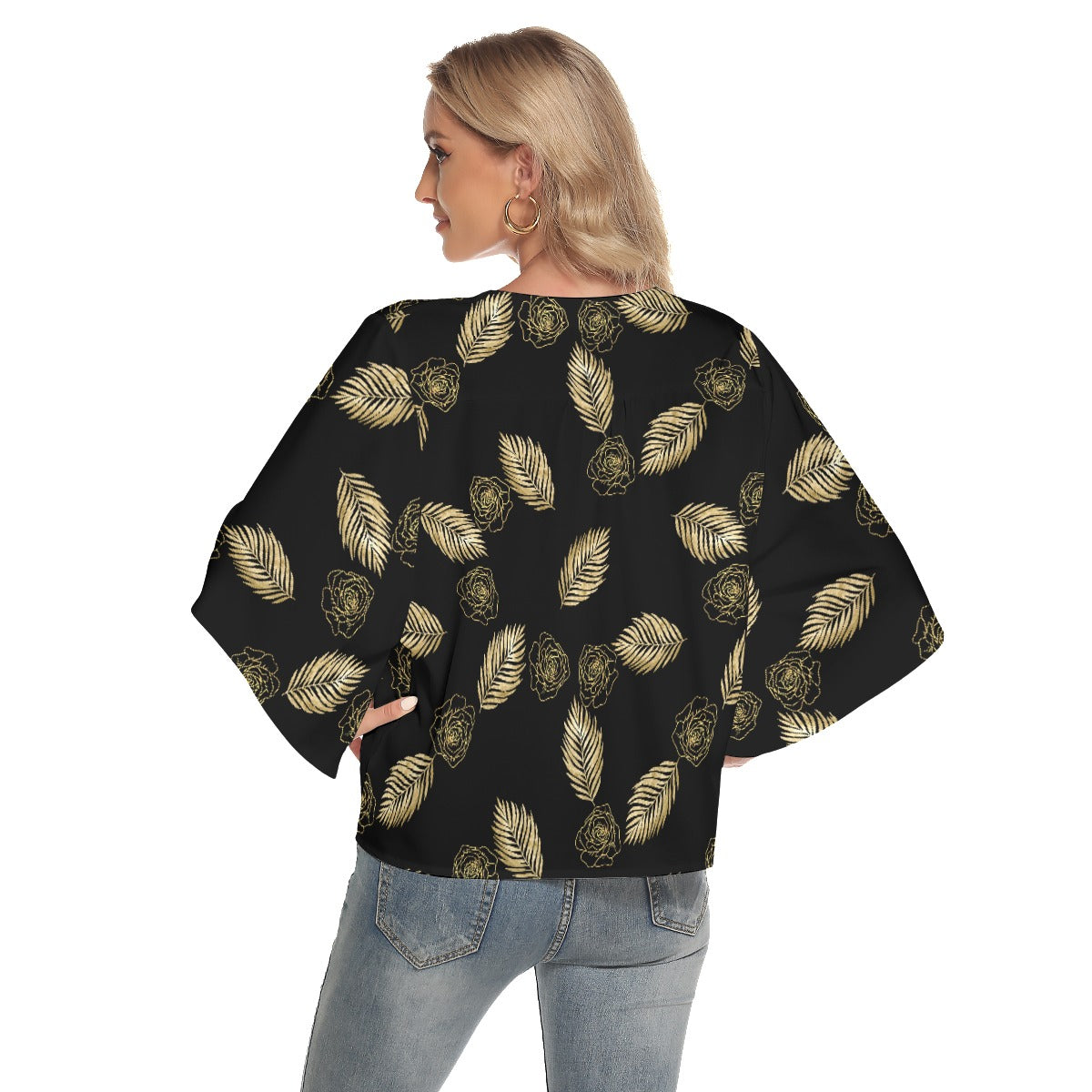 Gold Leaf Women's Bat Sleeve Shirt