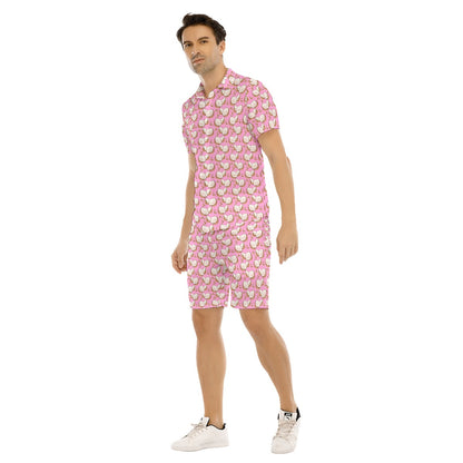 Coco-Nuts Men's Shirt and Shorts Set