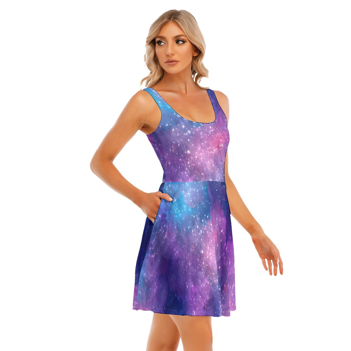 Galaxy skater outlet dress