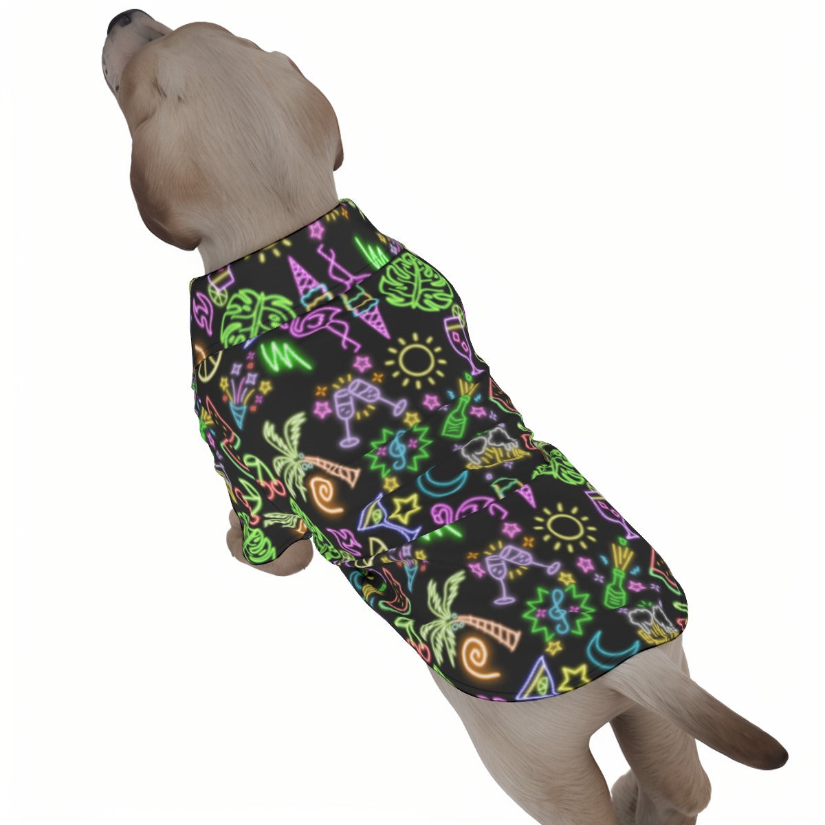 Neon Lights Pet‘s Hawaiian Shirt