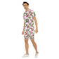 Flamingoing Along Men's Shirt and Shorts Set