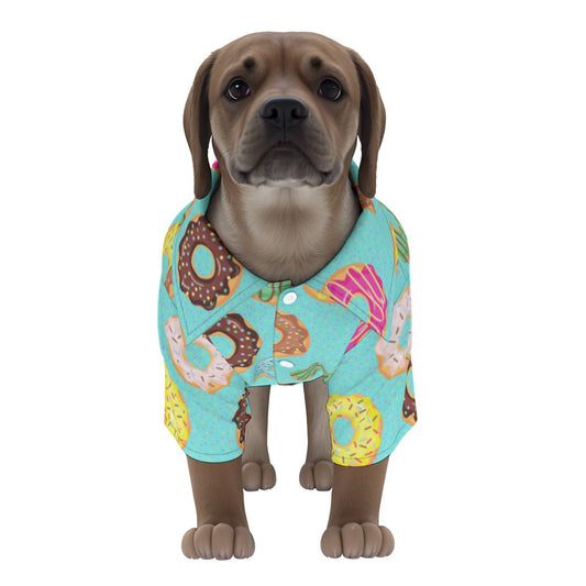 Donut Worry 'Bout It Pet‘s Hawaiian Shirt