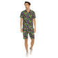 Neon Lights Men's Shirt and Shorts Set