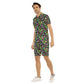 Neon Lights Men's Shirt and Shorts Set