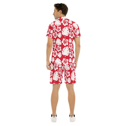 Hibiscus Honey Men's Shirt and Shorts Set