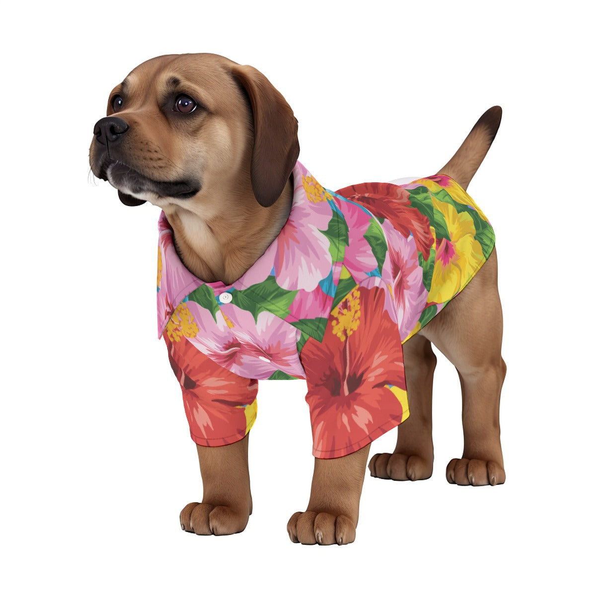 Flower Power Pet‘s Hawaiian Shirt