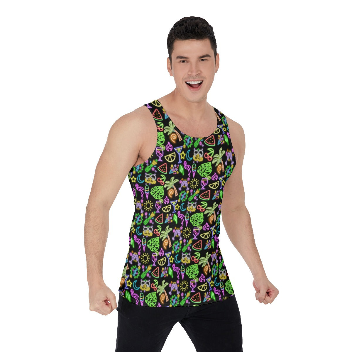 Neon Lights Men's Tank