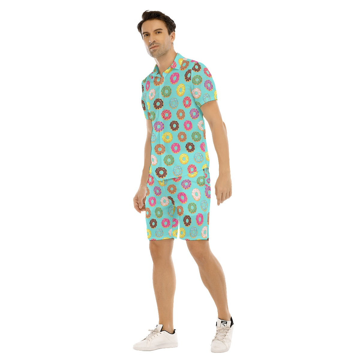 Donut Worry 'Bout It Men's Shirt and Shorts Set