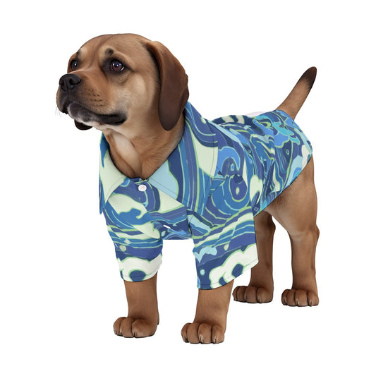 Ride the Wave Pet‘s Hawaiian Shirt