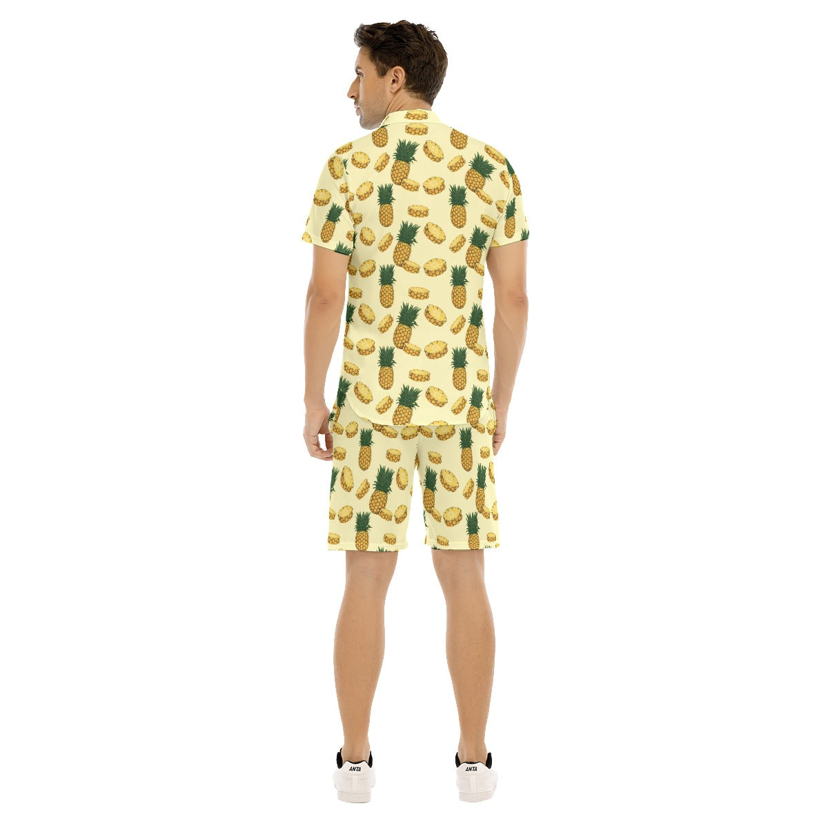 Pineapple Passion Men's Shirt and Shorts Set