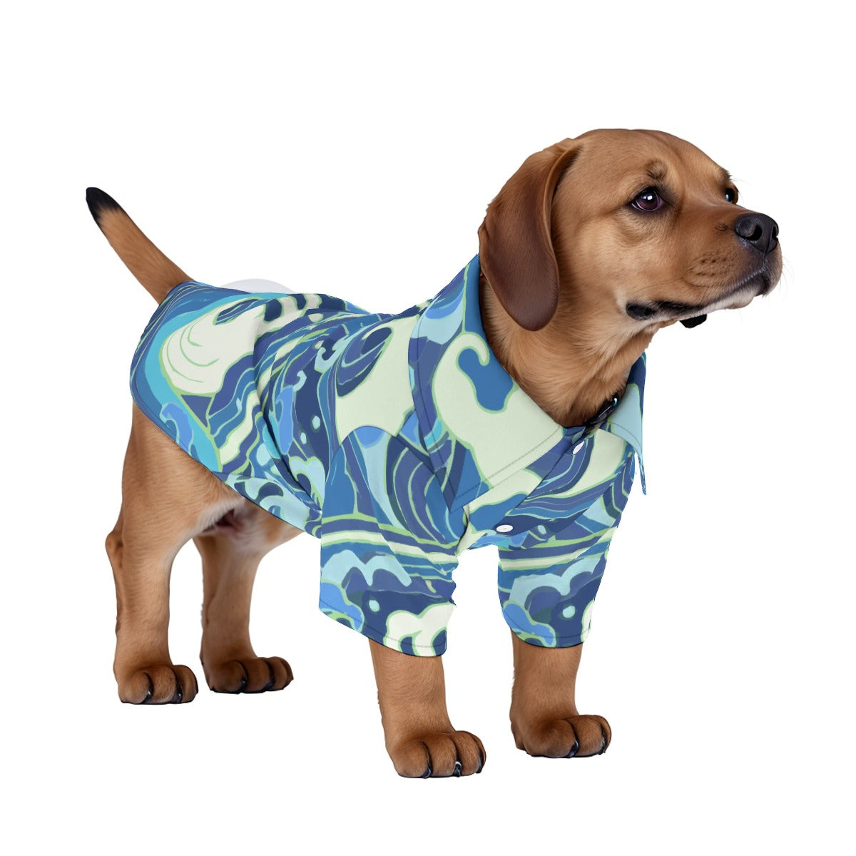 Ride the Wave Pet‘s Hawaiian Shirt