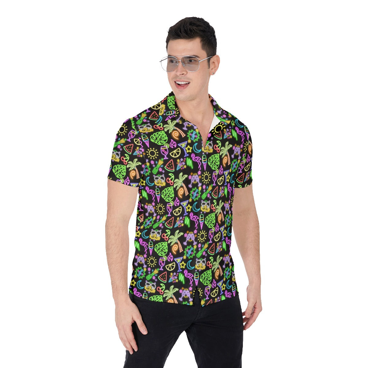 Neon Lights Men's Shirt