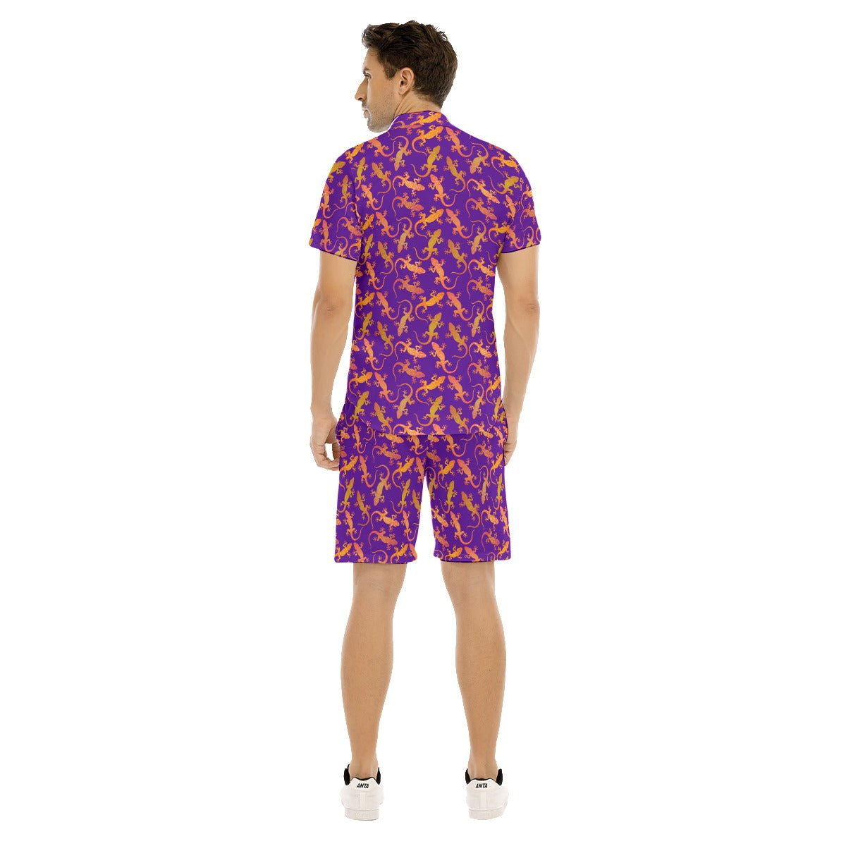 Gecko Getaway Men's Shirt and Shorts Set