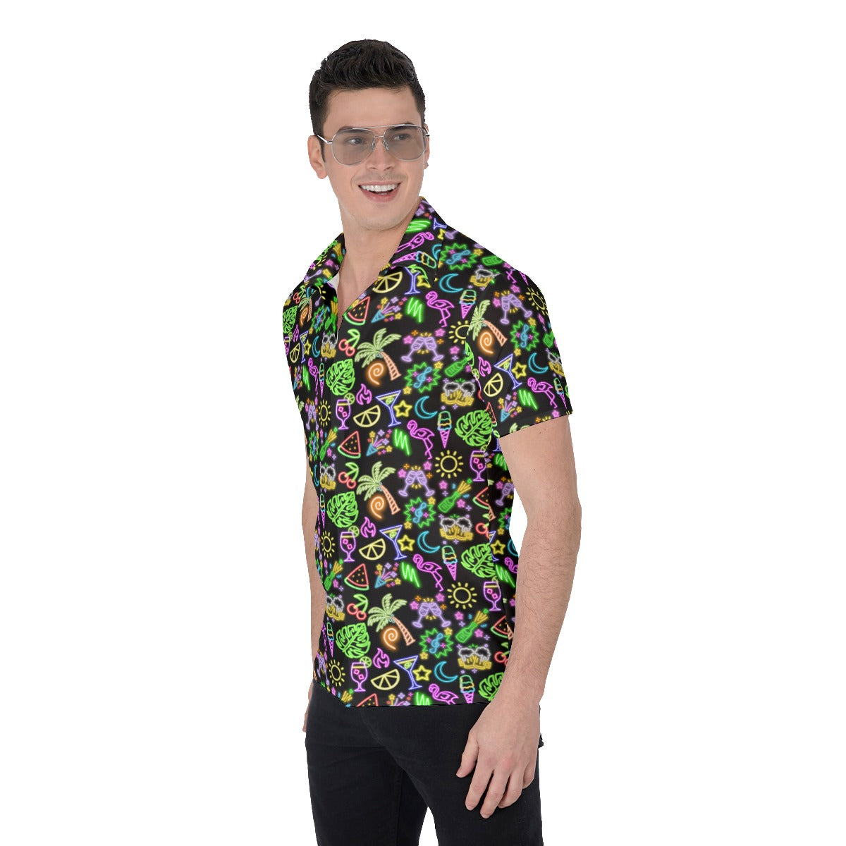 Neon Lights Men's Shirt