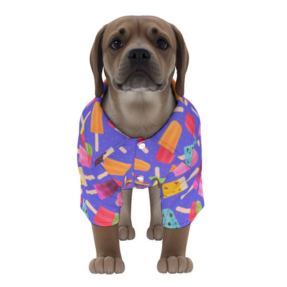 Frozen Treat Yo' Self Pet‘s Hawaiian Shirt